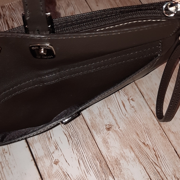 Ann Taylor LOFT Dark Brown Wristlet - Picture 5 of 6